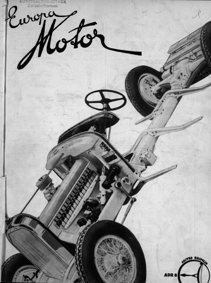 Журнал Europa motor  №4 1931