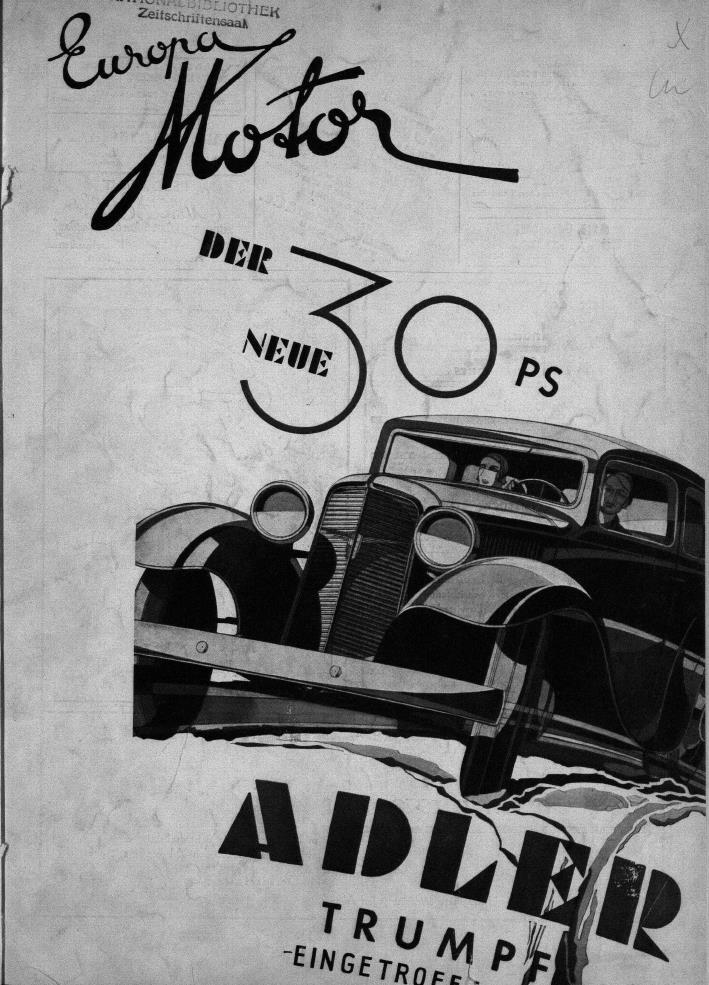 Журнал Europa motor  №8 1932