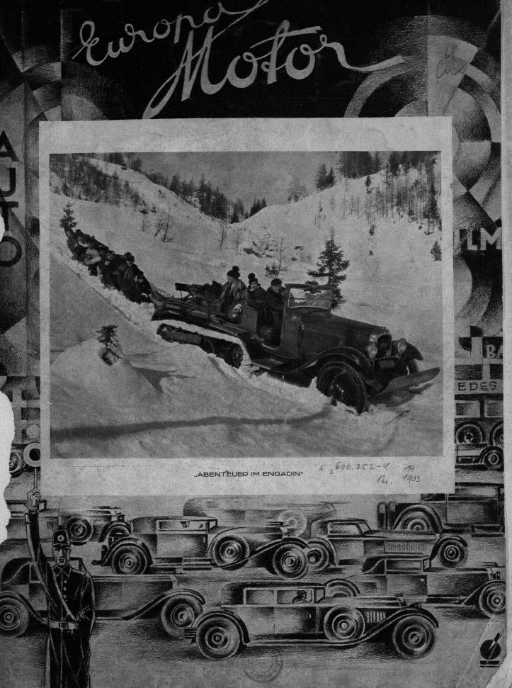 Журнал Europa motor  №1 1933
