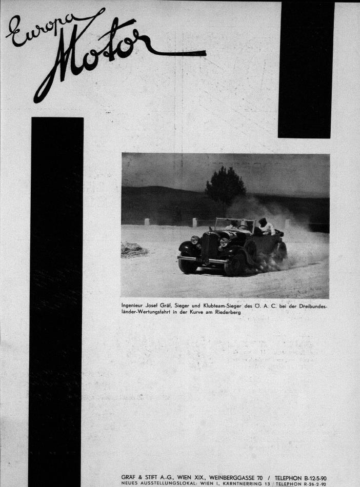 Журнал Europa motor  №4 1934