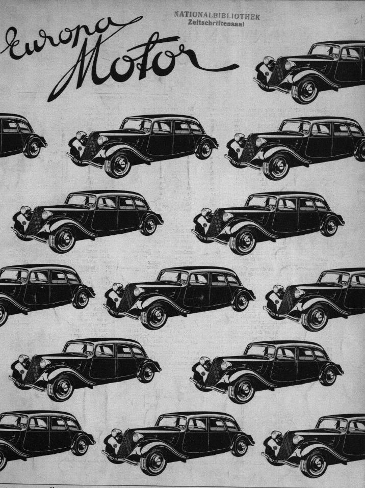 Журнал Europa motor  №2 1937