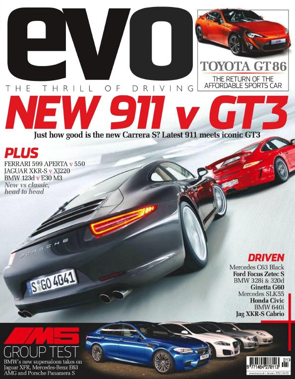 Журнал Evo январь 2012