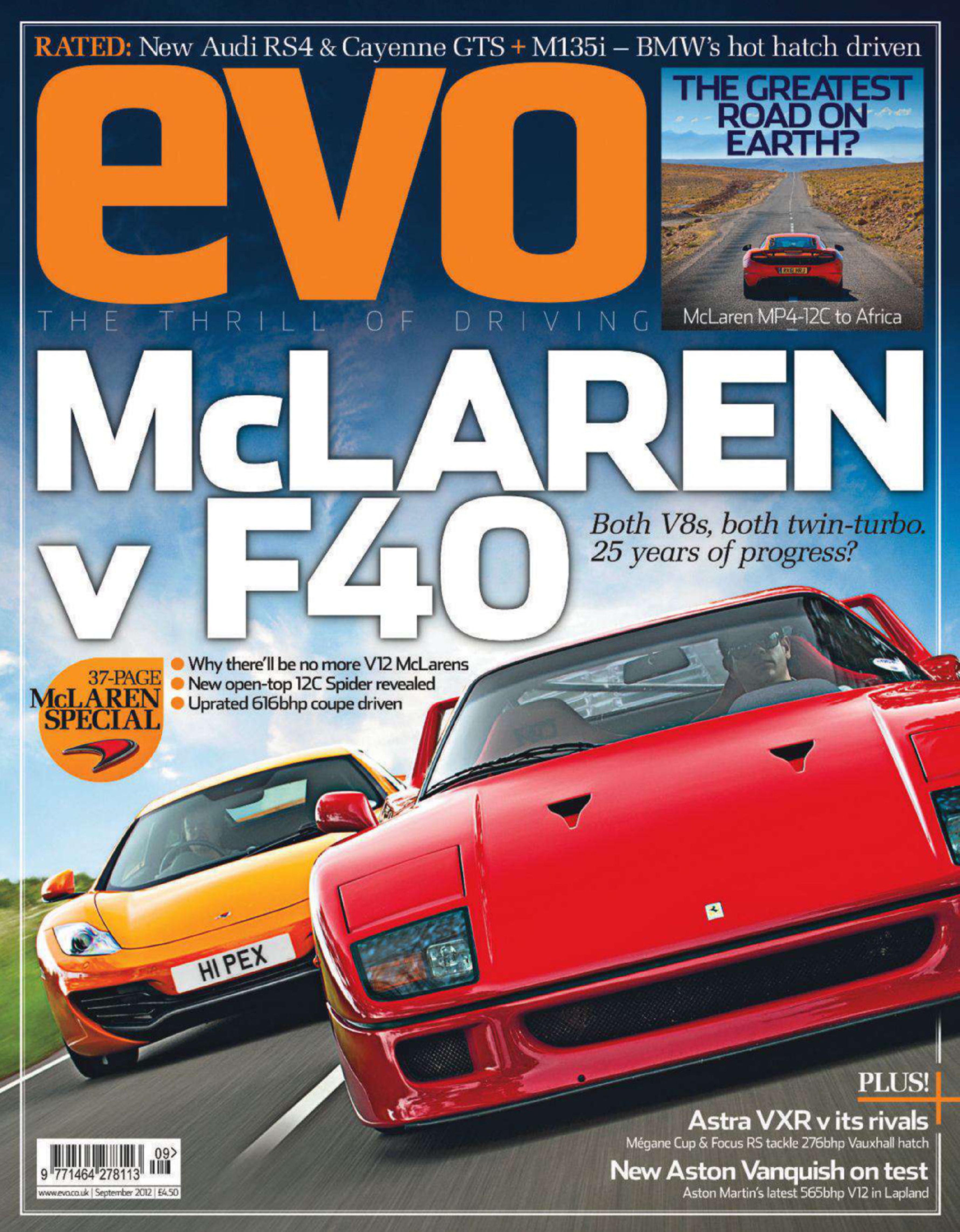 Журнал Evo сентябрь 2012
