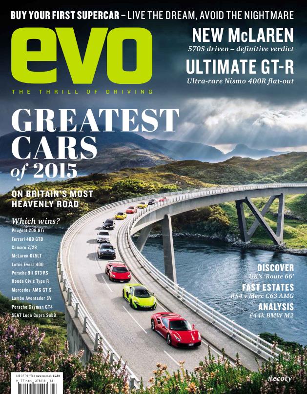 Журнал Evo: Car of the year 2015