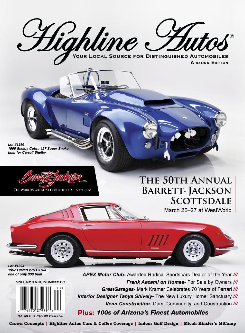 Журнал Highline Autos Volume XVIII Number March 2021