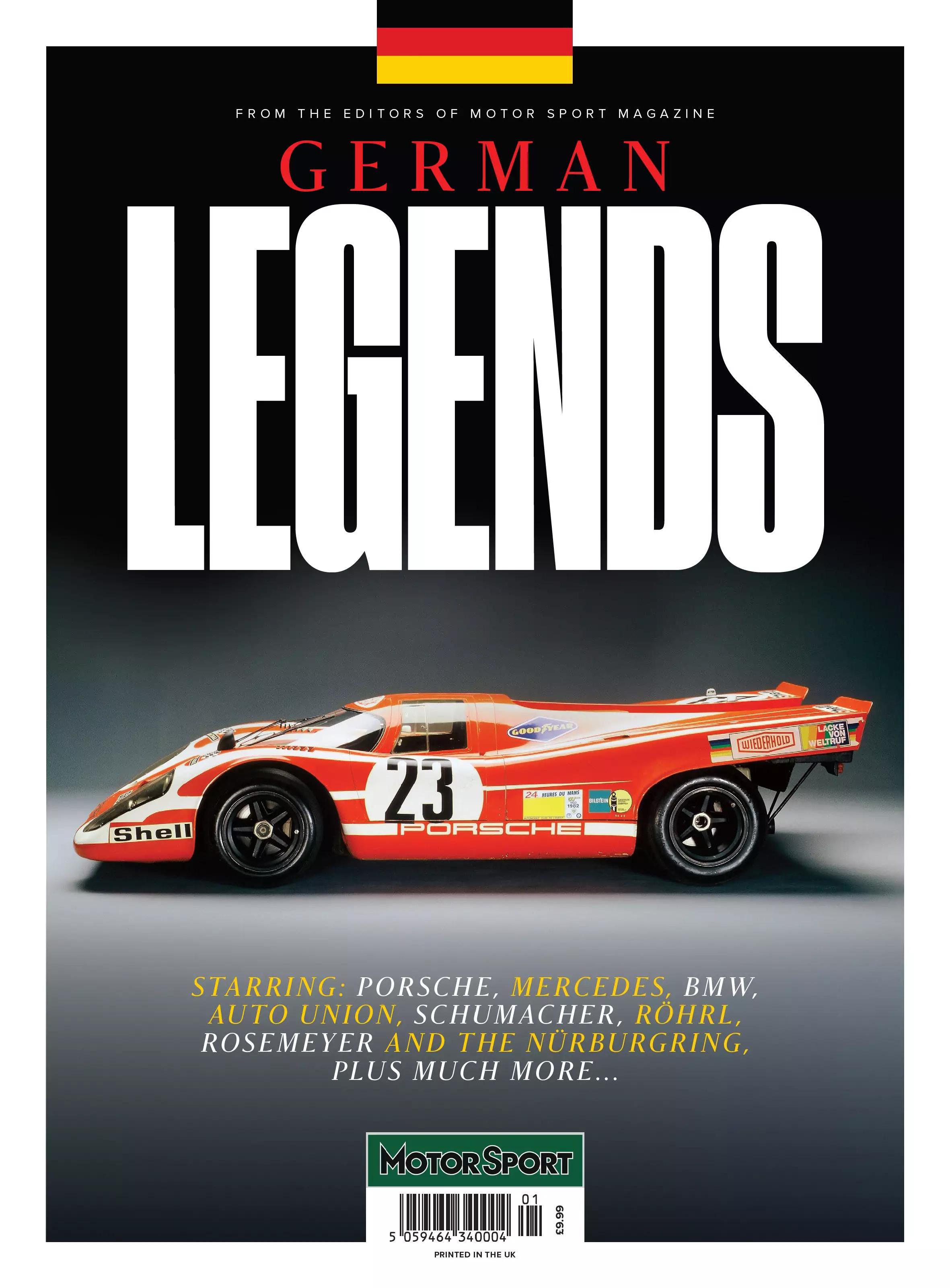 Журнал Motor Sport German Legends 2024