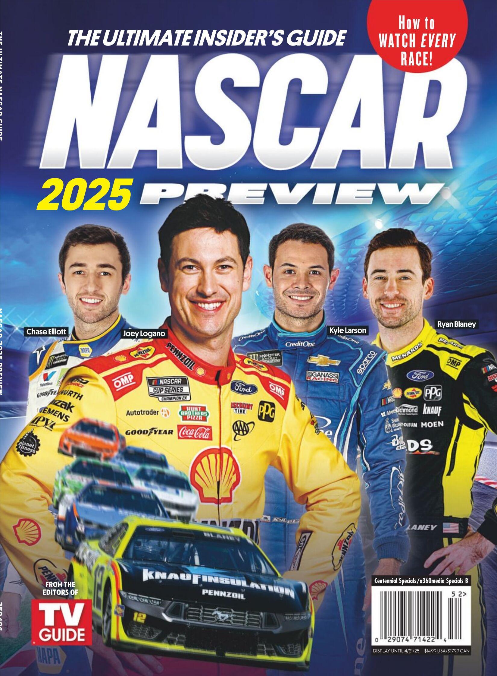 Журнал The Ultimate Insiders Guide Nascar Preview 2025