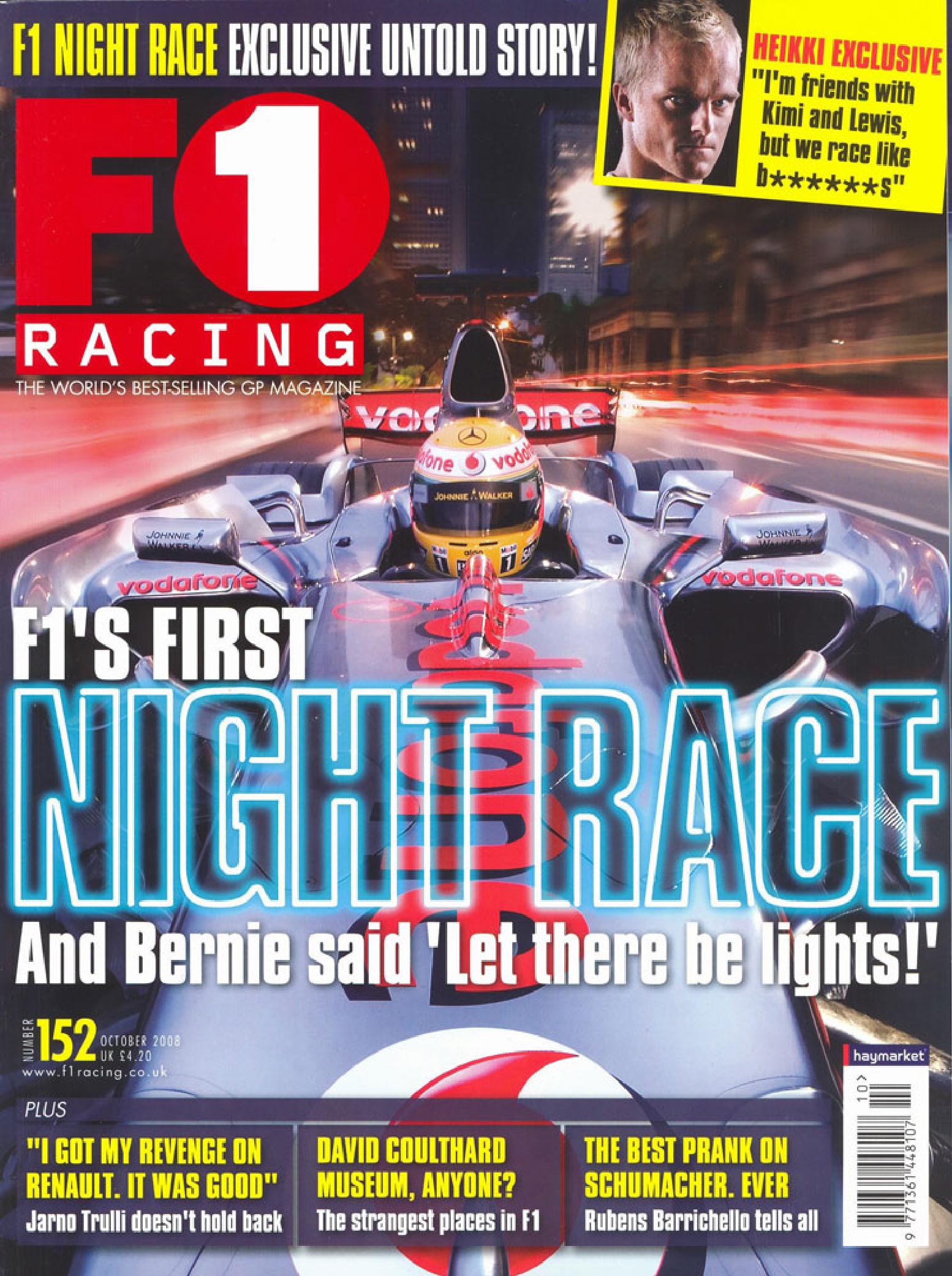 Журнал F1 Racing №10 2008