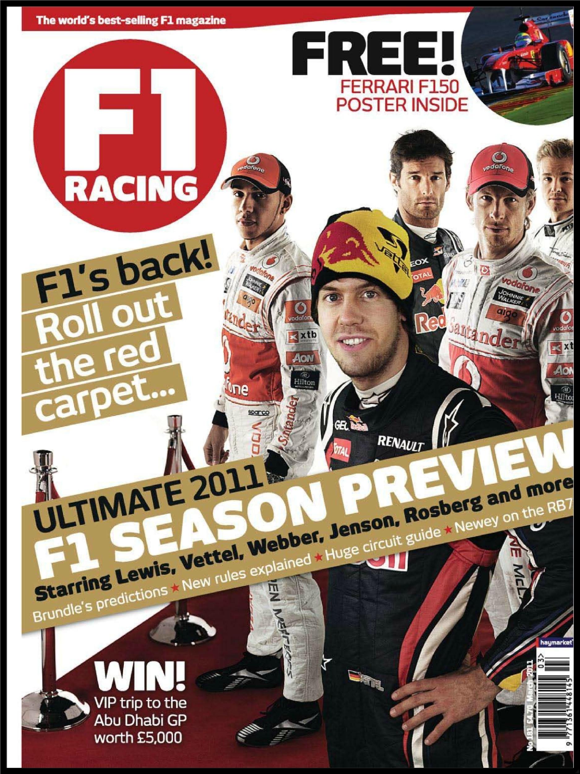 Журнал F1 Racing №3 2011